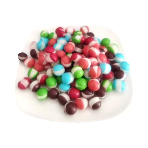 OEM Custom Processing Multi-Color Freeze-Dried Candy Marshmallow Snacks Sweet Sour Crispy with Mint Flavor Bulk Packed in Bag