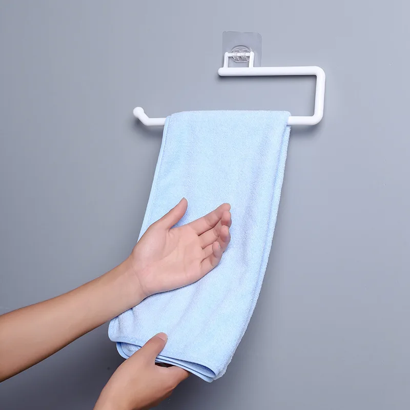 Plastic Rotatable Organizer Tissue Holder and Duty Bathroom Towel Racks for Kitchen Hanger Toilet Paper Holder