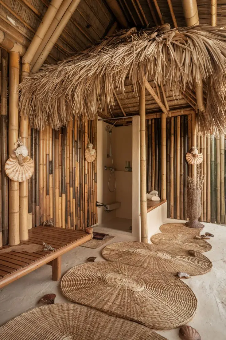 Artificial  Thatch Roof Best Price Supported Wholesale Custom Bali  Fire protection UV protection Thatch Umbrella Tiki Hut