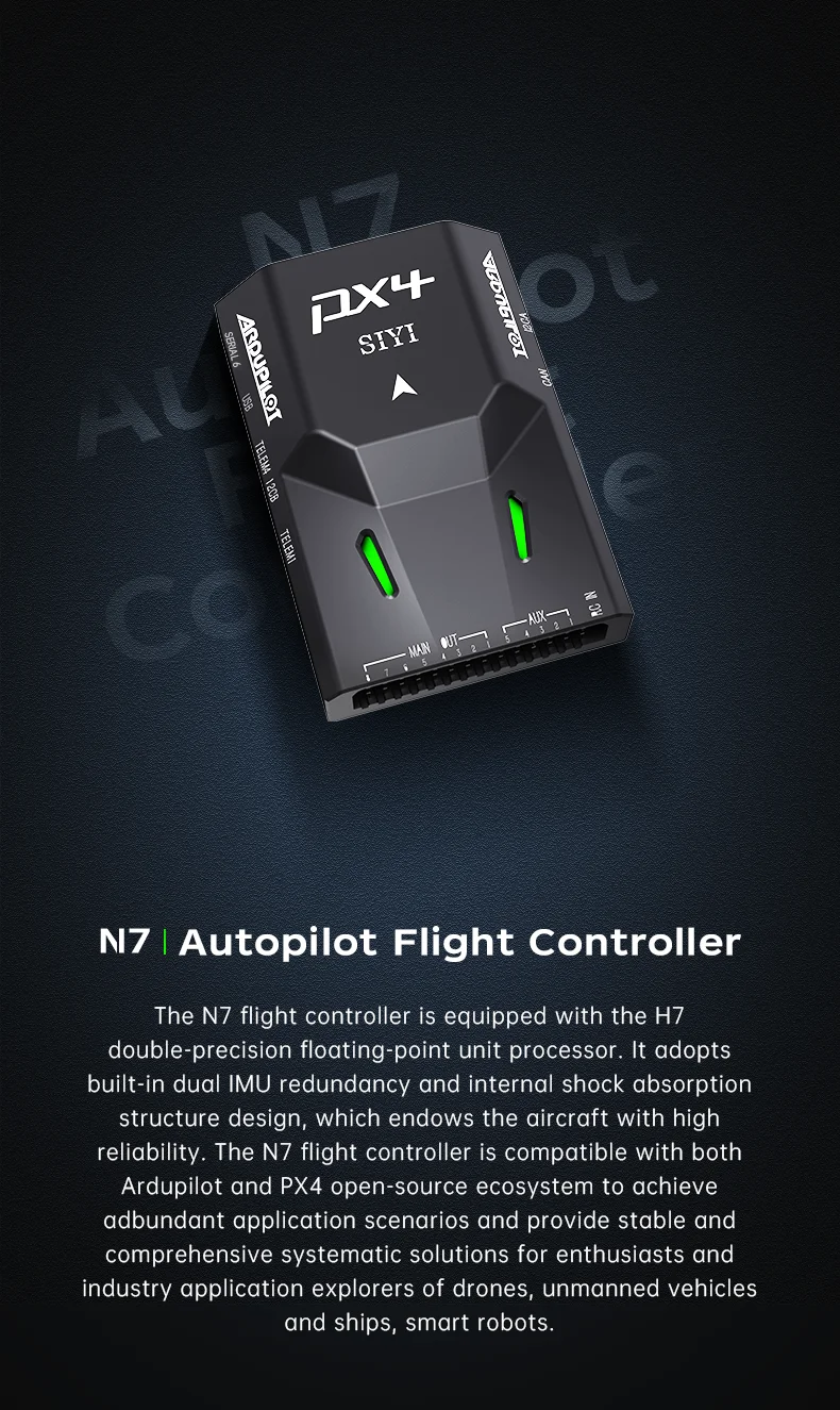 SIYI N7 Autopilot Flight Controller with M9N GPS - Ideal Remote Control ...