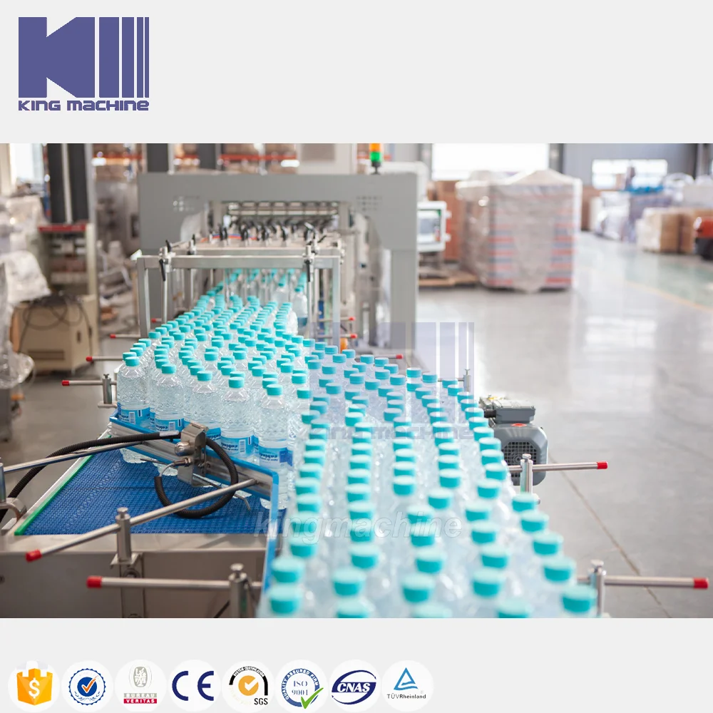 Customizable 500ml 1500ml Automatic 12 Nozzle Gravity Bottle Water Filling Machine
