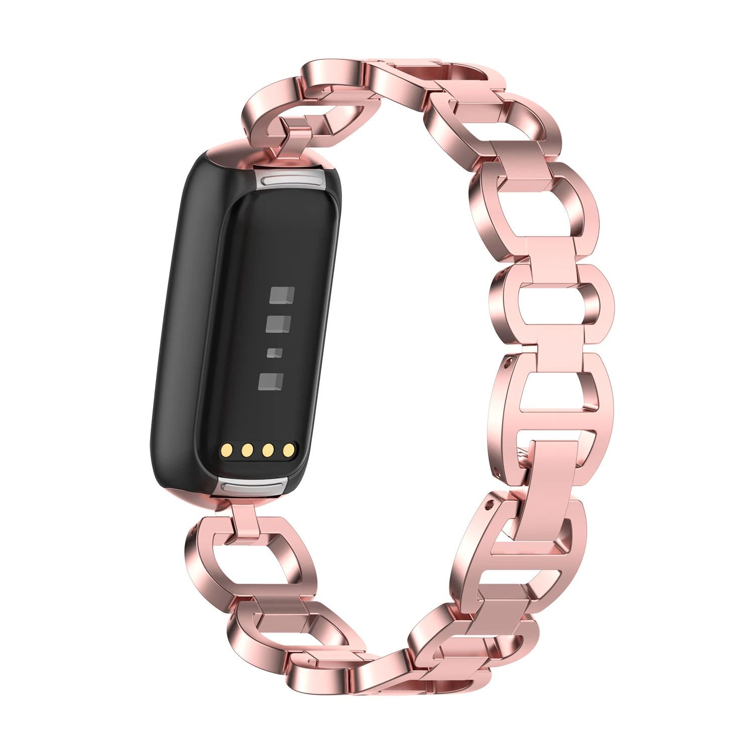 Stylish for Fitbit Luxe/Special Edition Band Metal Chain Link for fitbit  Luxe Stainless Steel Strap Bracelet