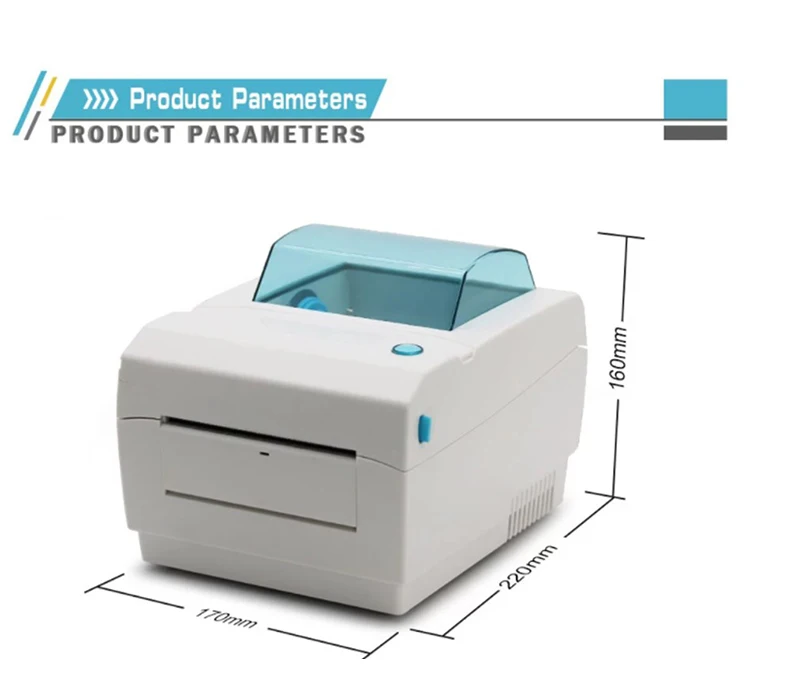 4 Inch Sticker Label Thermal Printer 