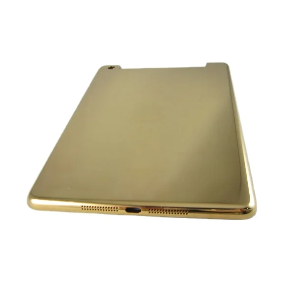 Accept Exclusive Custom Design Luxury Gold Plated Back Cover for iPad Mini 1