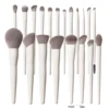 19pcs White matte handle