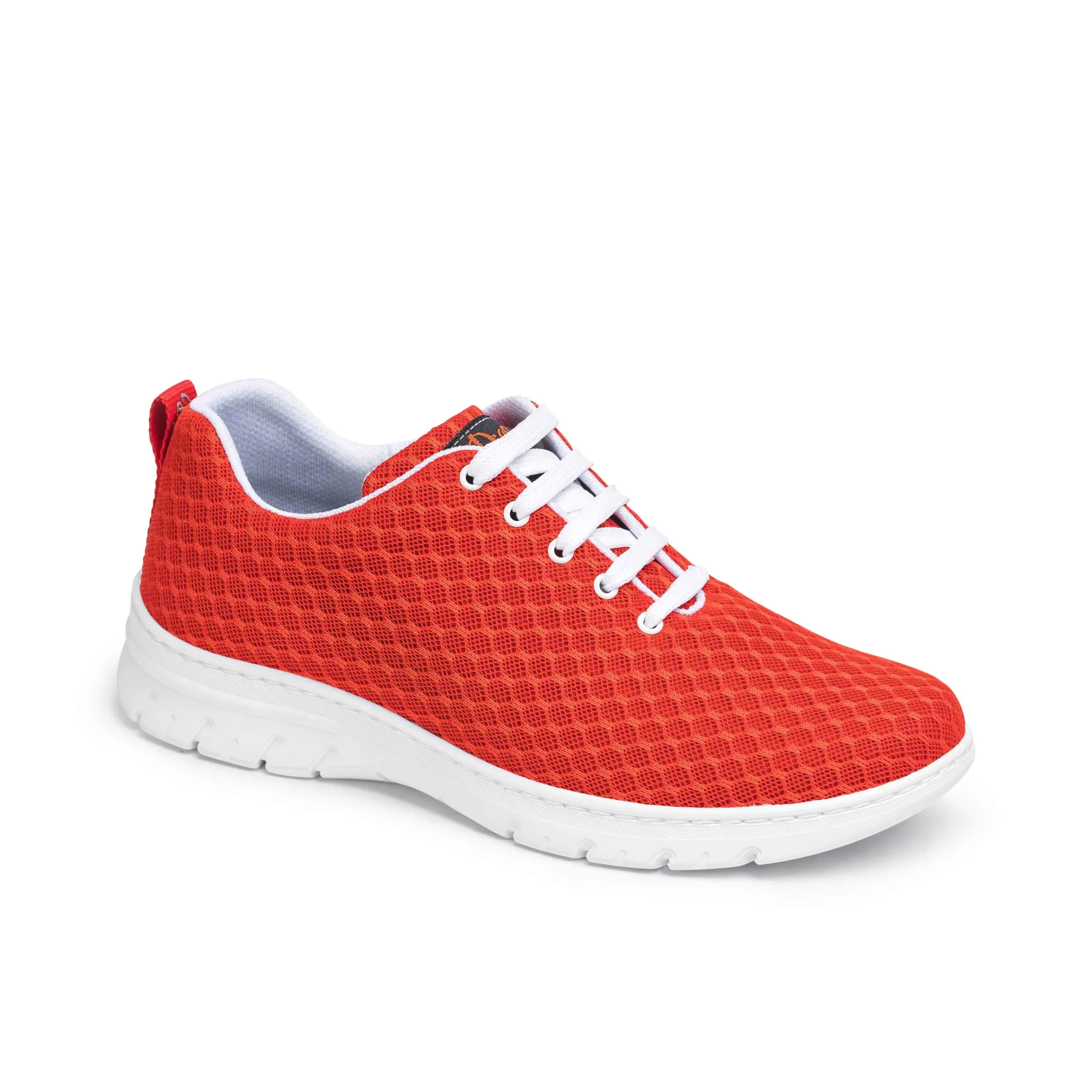 Quality Guarantee Blucher Type Unisex Work Shoe With One Upper Piece Seamless and With Laces With a Flat Pad Design