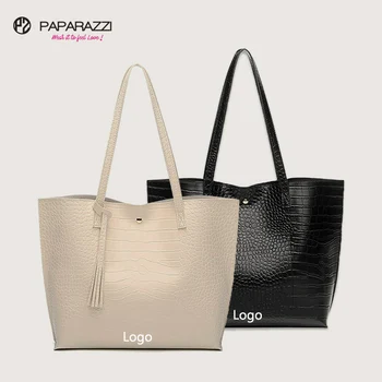 PA0030 China supplier wholesale vintage ladies hand bags Shiny patent pu Alligator leather fashion designer handbags for women