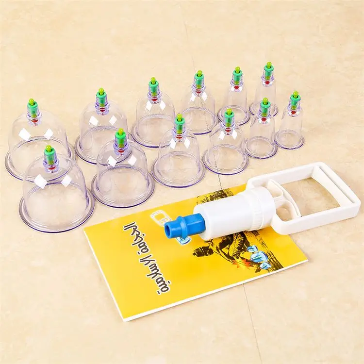 2023 Wholesales Wholesale Facial Hijama 12 Pcs Set Acupuncture Cupping Sets