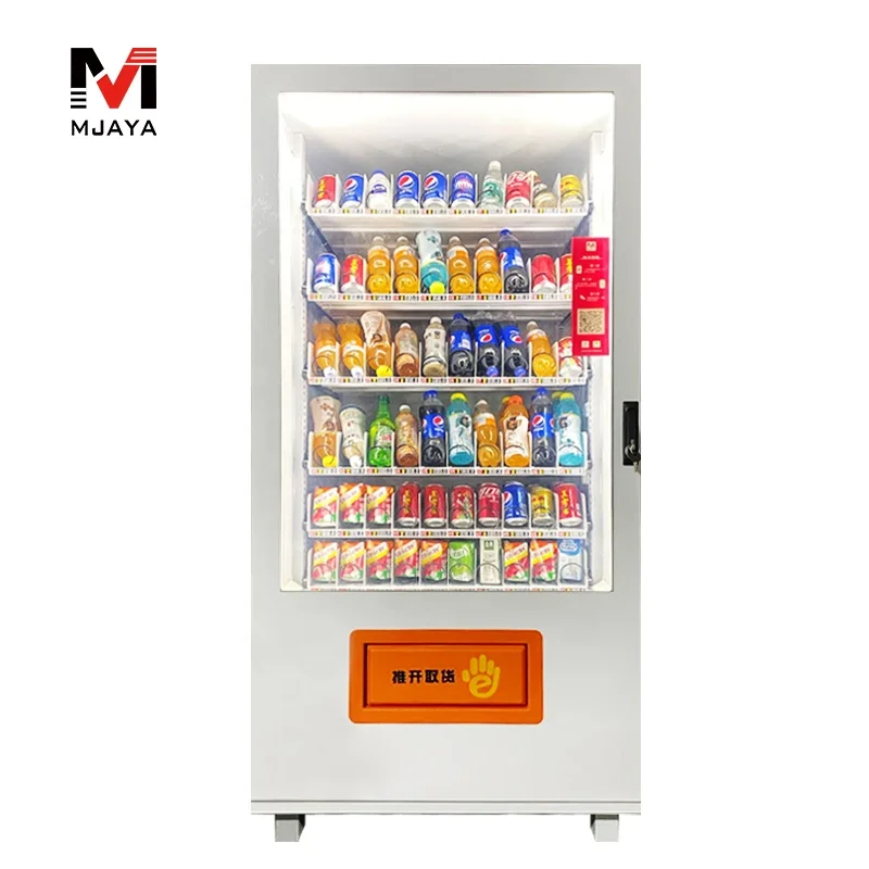 Metal QR Code Vending Machine for Paypal Apple Pay & Credit Card for Drink Beverages Snacks & Facemasks Payment System