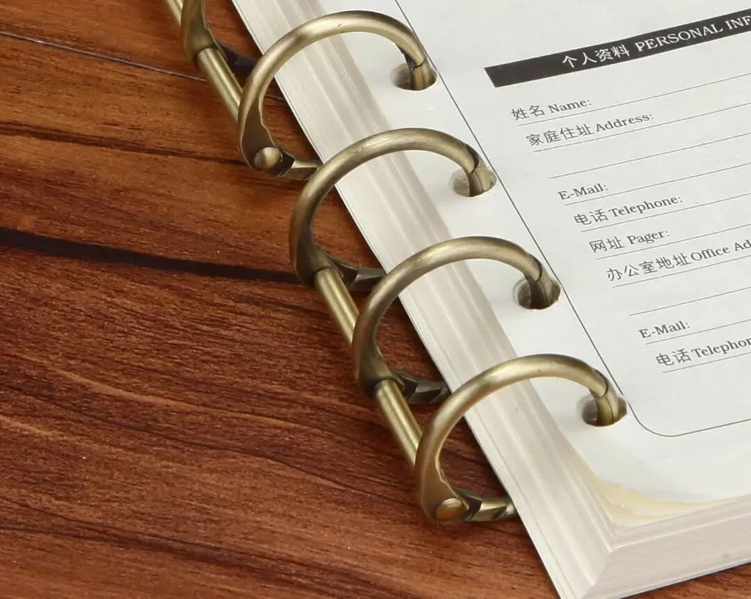 Metal 3-Ring Binding Spines Combs, Loose Leaf Binder DIY Photo Album Rings Book Calendar Round Circle 0.75-Inch Spine Diameter B Metal 3-Ring Binding Spines Combs, Loose Leaf Binder DIY Photo Album Rings Book Calendar Round Circle 0.75-Inch Spine Diameter B