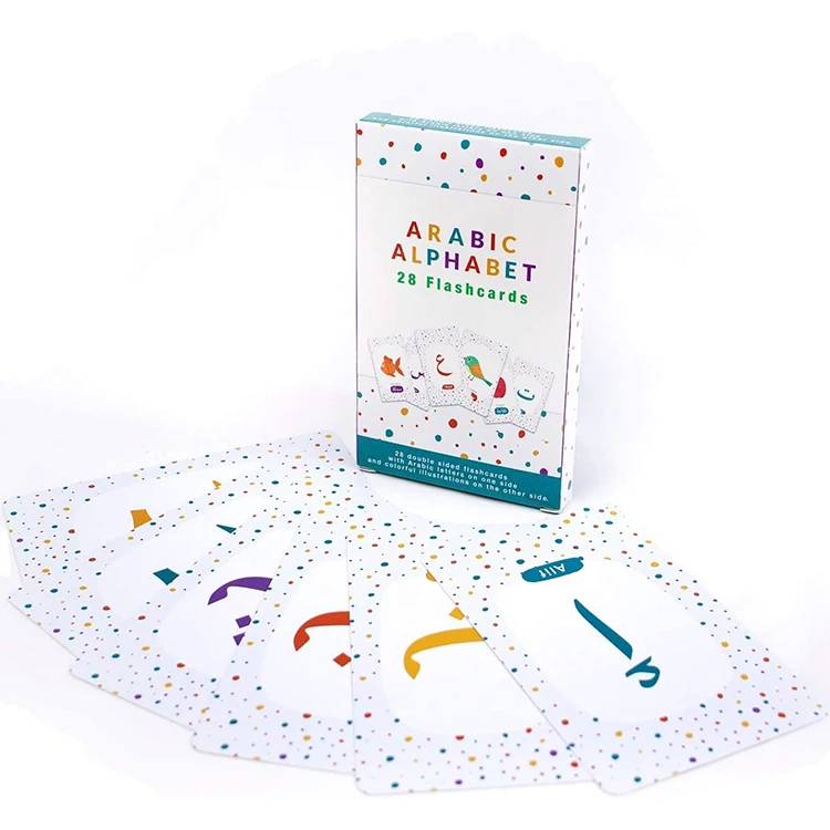 Высокое качество, изготовление на заказ, Арабская флэш-карта, оптовая продажа, флэш-карты с принтом для детей, образовательные