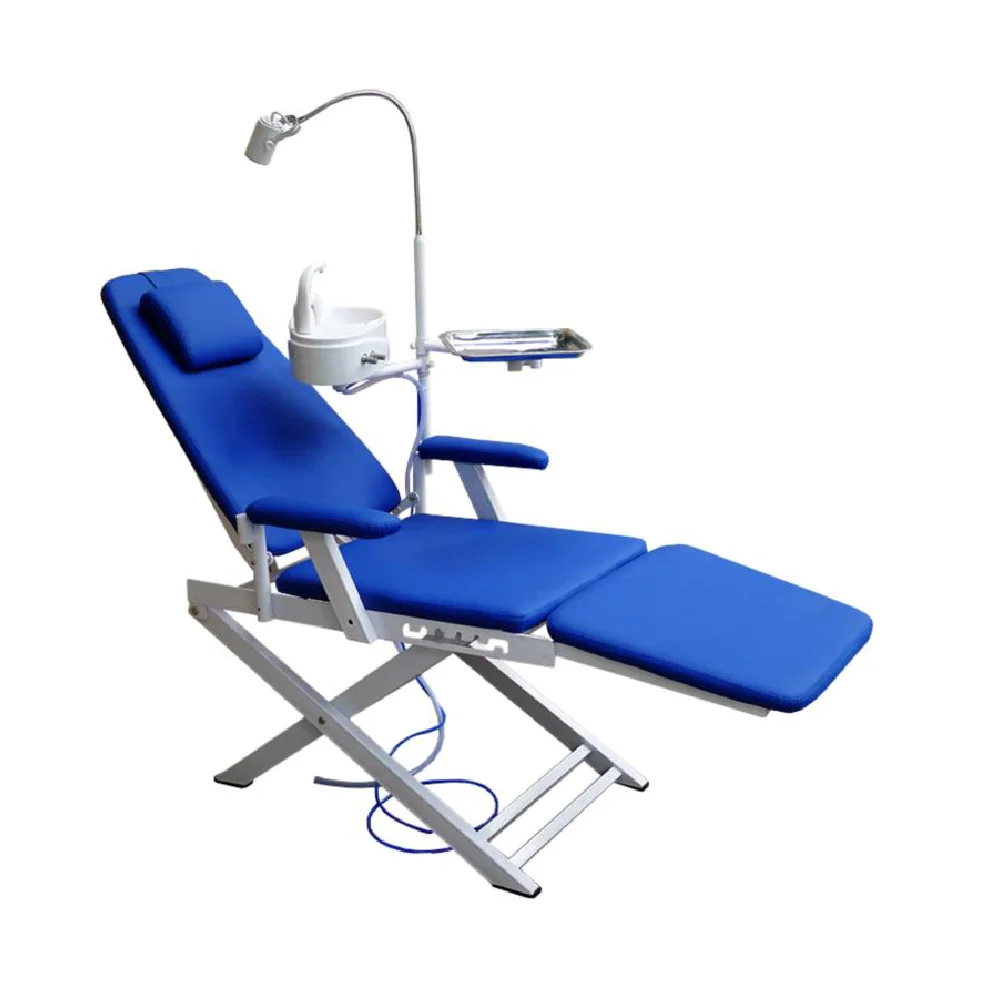Protable Denspay Dental Chair With Dental Suction And Compressor Ce