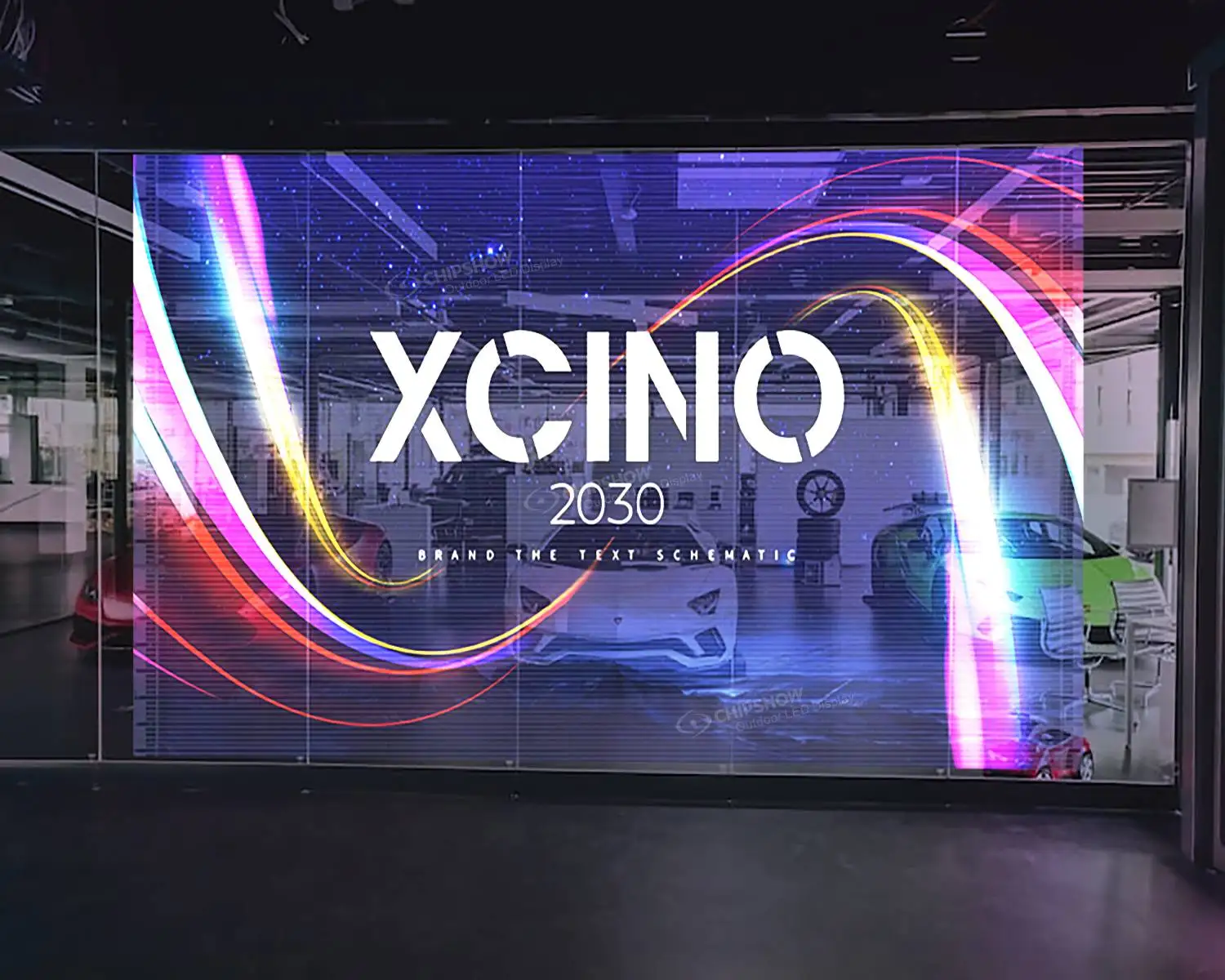 3D Transparent LED Display Screen Indoor Display Glass Window Film Stick Digital Advertising Video Wall Transparent LED Screen