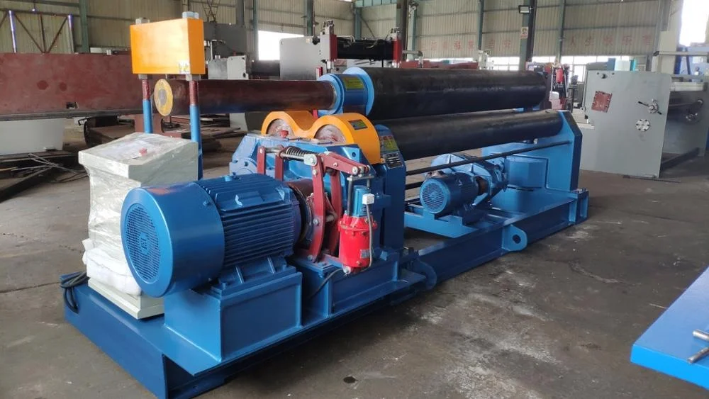 
 W11-6x2500 3 роликовая гибочная машина для прокатки листового металла для пластины 6 мм  