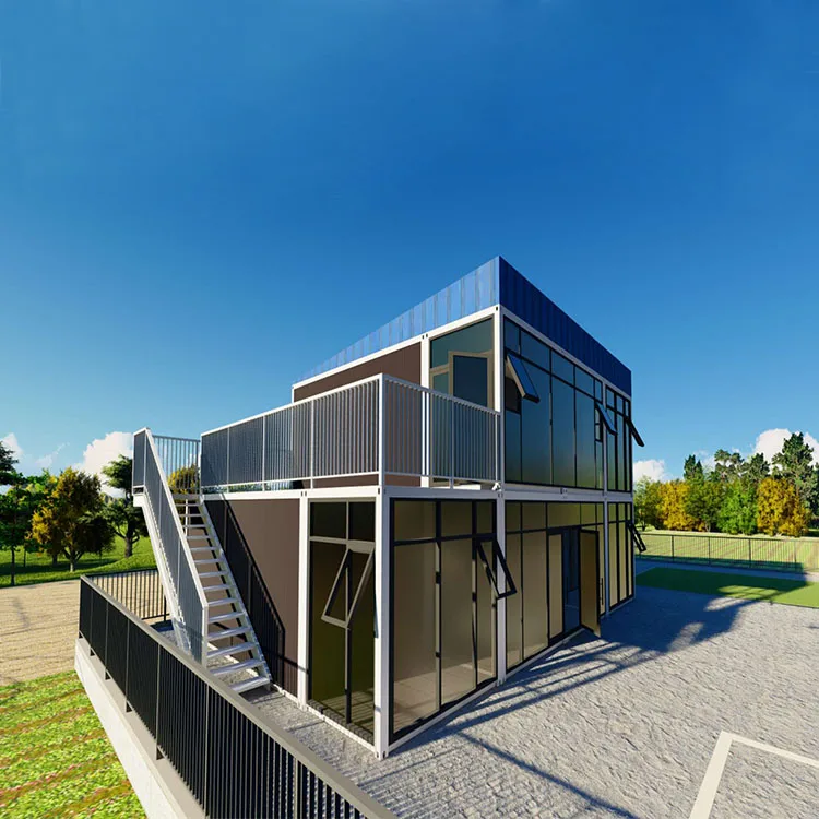 Modular Prefabricated Container Houses Quick Assembly Portable Metal Garage Collapsible Quick for Home