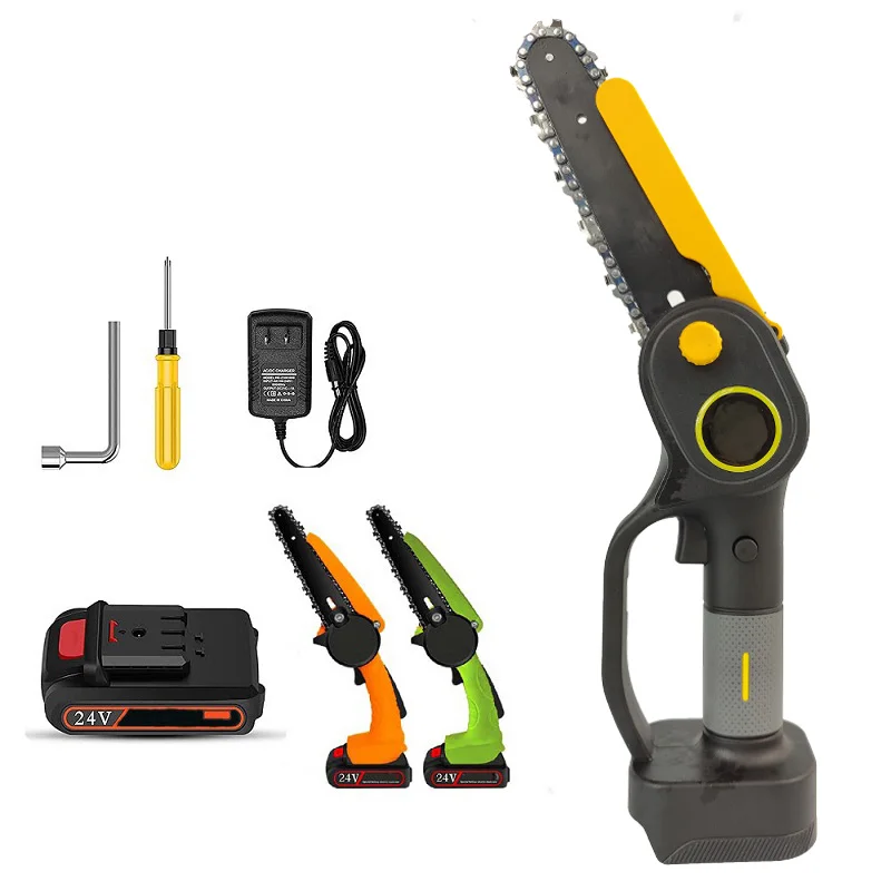 New Model 6inch Parkside Chainsaw Cordless Electric Chain Saw Battery