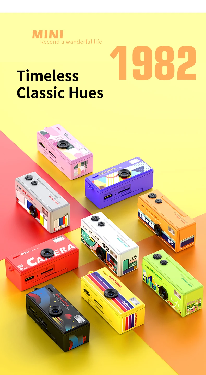 LK-030 Retro Miniature Compact Thumb Camera - Pocket Campus Outdoor Video Camera - Perfect for Taking Photos on the Go