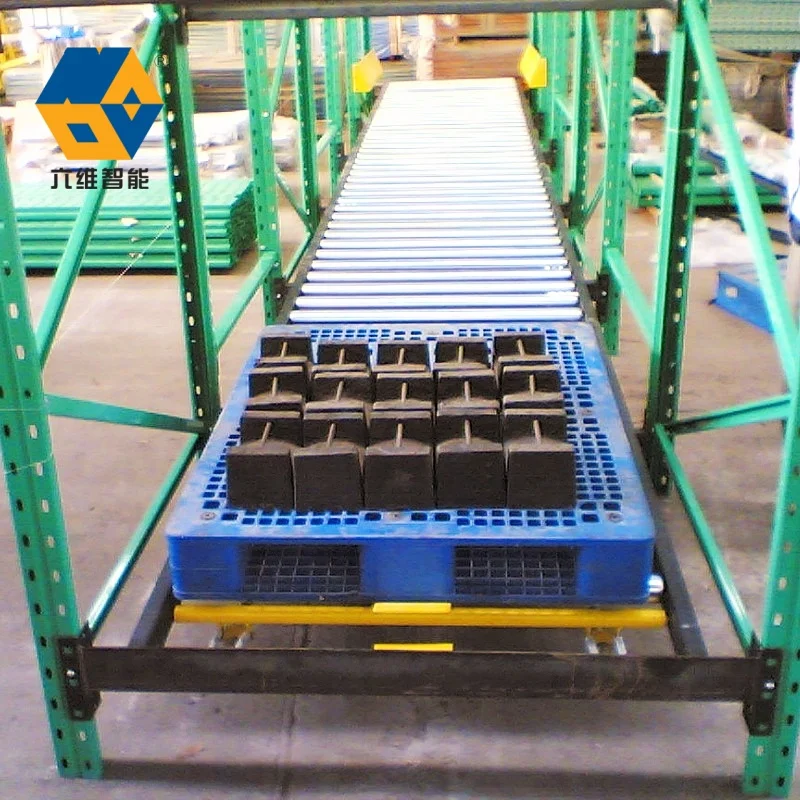 Hot Sale FIFO Gravity Flow Roller Shelf Rack System Industrial Warehouse Storage Industrial Flow Gravity Pallet Racking