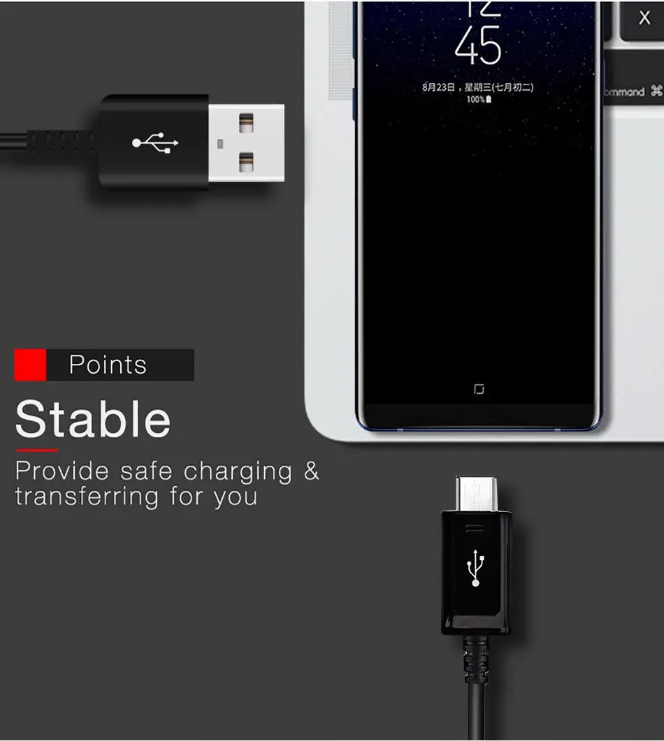 Оптовая продажа высокое качество зарядки данных микро usb кабель для Samsung android кабель бесплатный образец