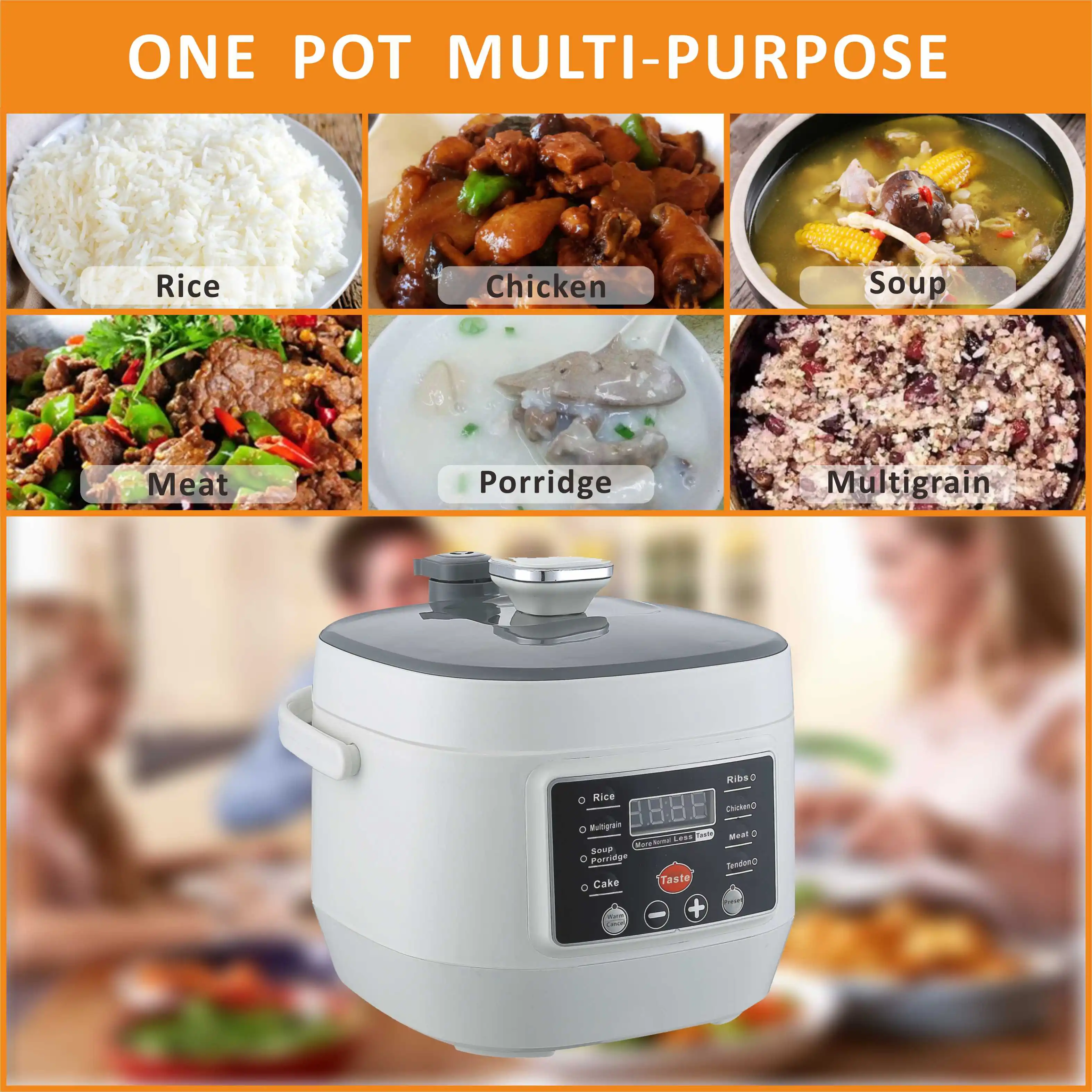 Small Size 2.5L Household Pressure Cooker Multi Function Mini