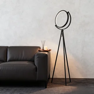 JACKSUN LED Corner Light Modern Creative Design Bedroom Study Decorative Villa Switch Control Tripod Vertical Light Iron