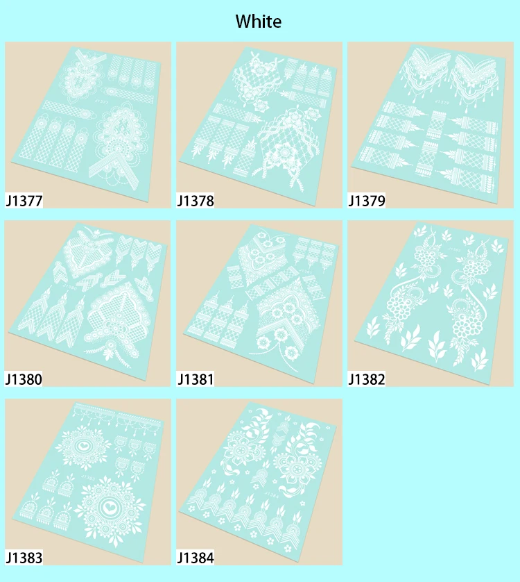 Wholesale Hand Tattoo Stickers Body Henna Machines Custom Temporary