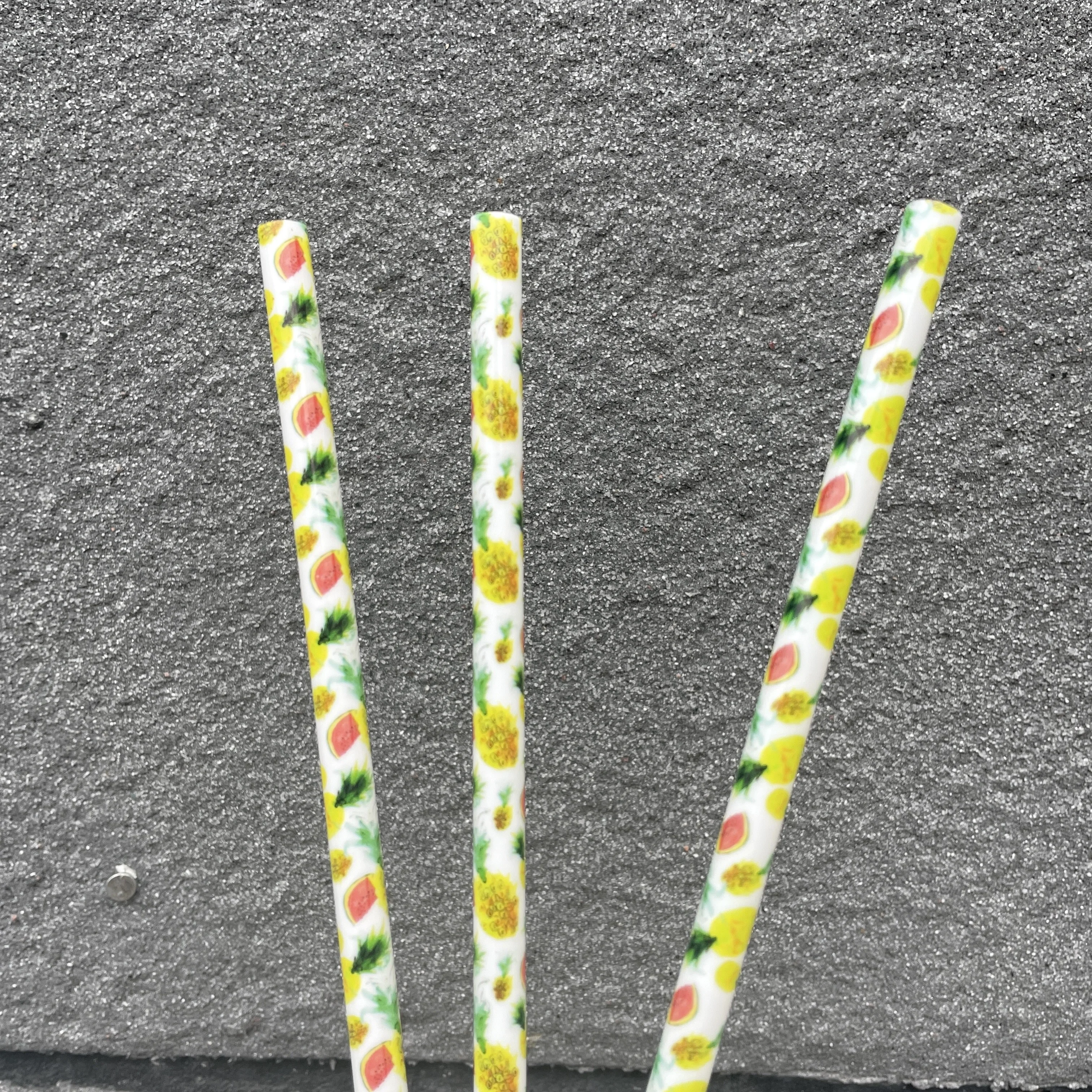 Astor, Reusable Plastic Straws, Leopard Print Straw