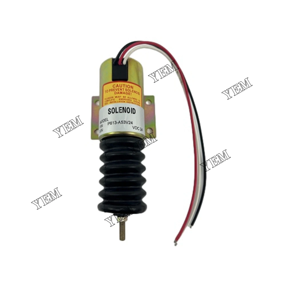Diesel Engine 3306 307-5598 Fuel Stop Solenoid Valve for Caterpillar 2