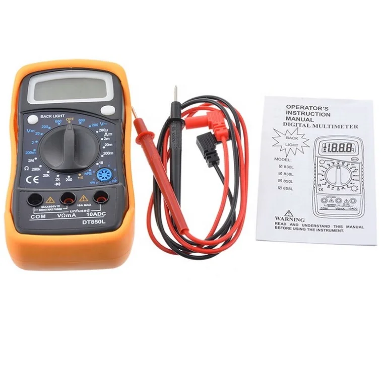 ANENG DT9205A+ High precision Digital voltage current Multimeter AC/DC Transistor Tester NCV Test Meter Analog Auto Multimetor