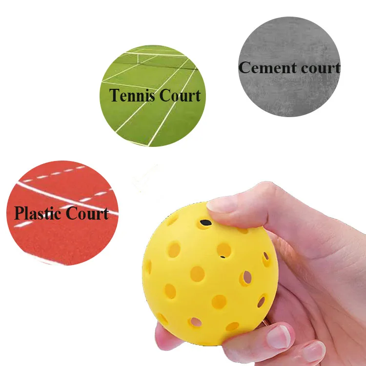 Neob Seamless Pickleball Ball 40 Holes 26 Holes Pickleball Balls X40