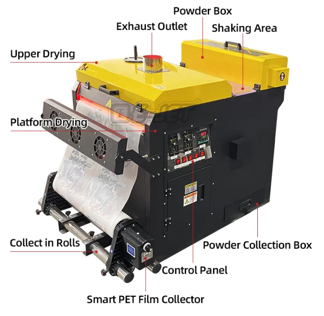 New Dtf Printing Machine Printer Digital Tshirt Nylon Shoes Hats Pet Dtf Transfer Film
