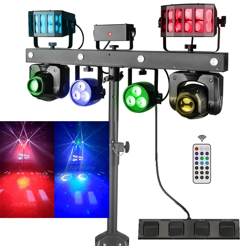Marslite Tragbares Dj-lichtsystem Für Partys Und Bars,Led-discobeleuchtung Mit Ständer