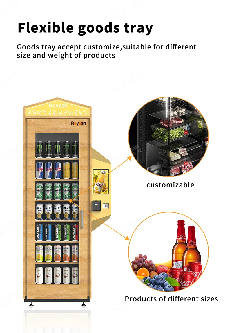 Fresh Fruit and Vegetable Vending Machine - Smart & Convenient