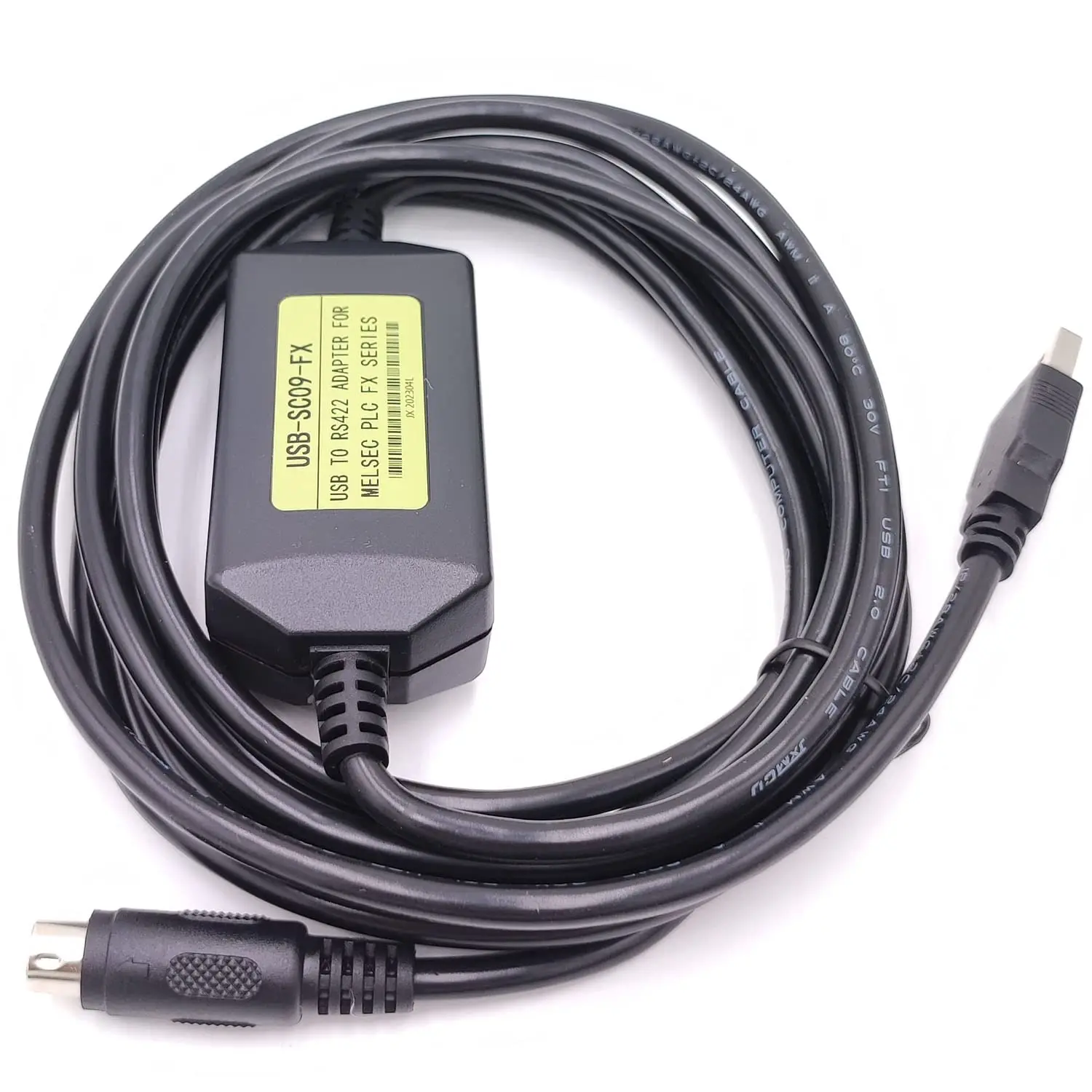 Plc Programming Usb-sc09-fx Cable For Mitsubishi Melsec Usb To Rs422 ...
