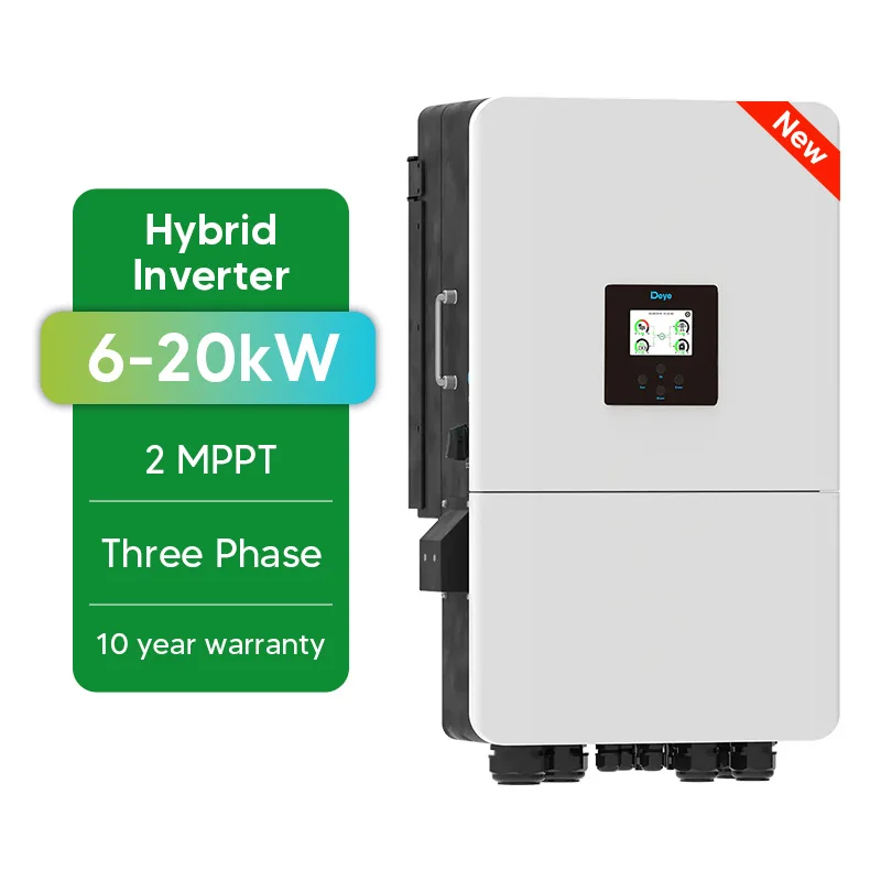 EU Stock Deye SUN-20K-SG05LP3-EU 20KW Low Voltage Three Phases Hybrid Inverter Sun-18k-sg05lp3-eu 6kw 8kw 14kw 16kw 20kw