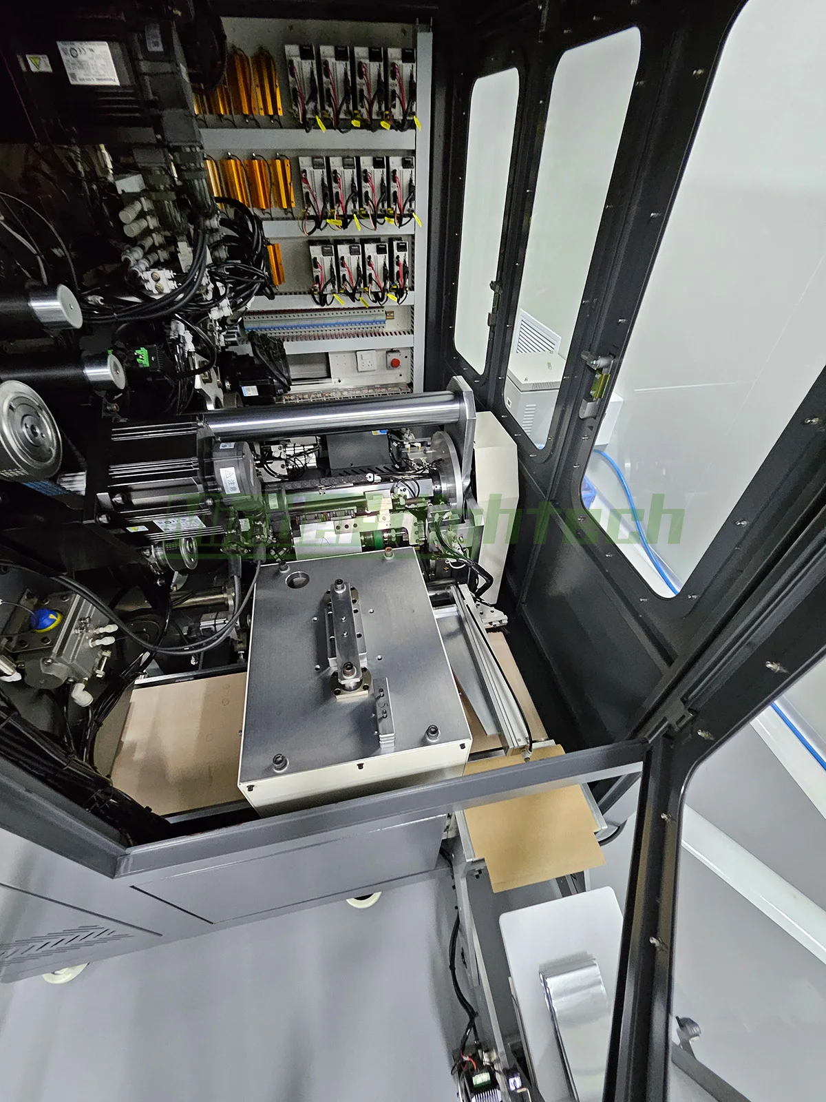 MD-T200L Fully Automatic High-Voltage Capacitor Winding machine / Withstand Voltage Testing Integrated Machine