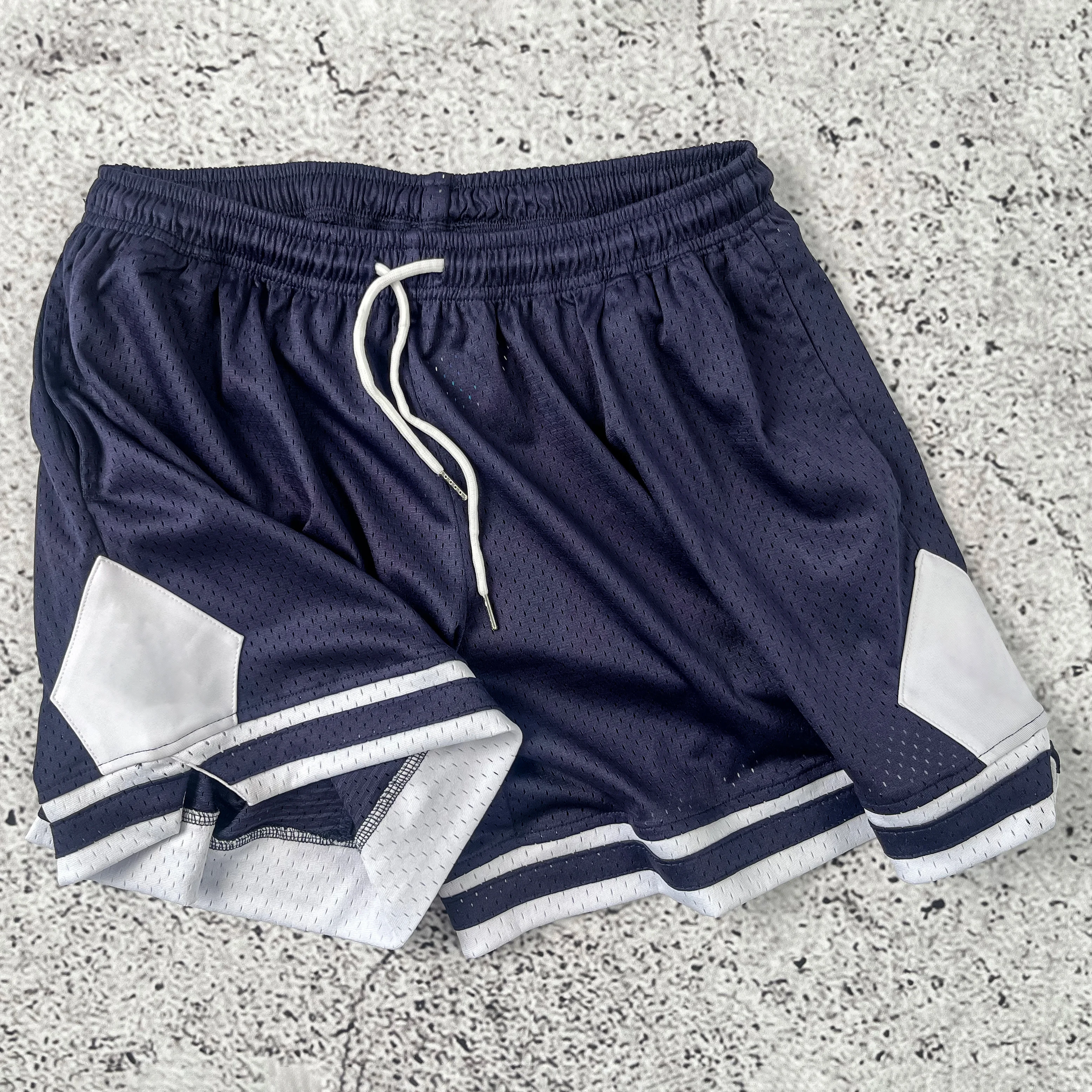 Custom Men's Basketball Shorts Plus Size 100% Polyester Casual