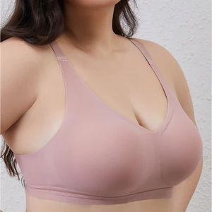 High Quality Wireless Custom Full Coverage Ladies Full Support Push up Sport Padded Comfortable Bra Smoothing Bralettes