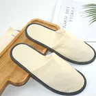 Hotel Wholesale B B Hotel Cotton And Linen High-end Household Slippers Disposable Slippers