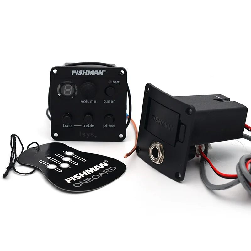 Factory Outlet Fishman ISYS+ ギターイコライザー、リチウム電池付き