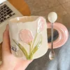Tulipano rosa + cucchiaio