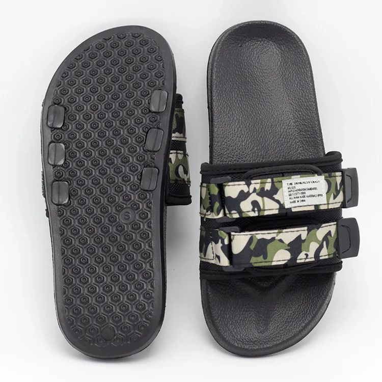 2019 Summer Latest Design Custom Slippers Antiskid EVA Adjustable Slide Palm Slipper Man