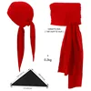 (Red headscarf/waistband)