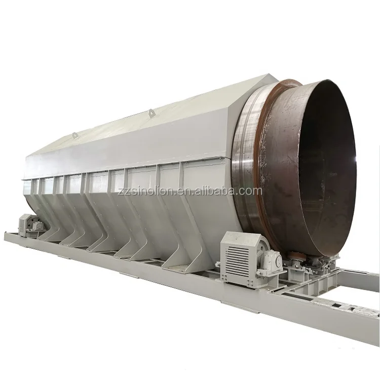 No Dust Pollution Charcoal Powder Rotary Screen for Charcoal Powder Screening