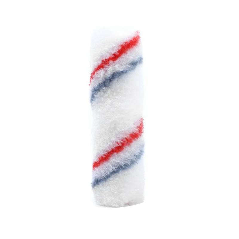 Zhongxin 4 Inch DIY Solvent-Resistant Roller Core Red Blue Strip Paint Roller Thumb Not Easy Shed Hair Mini Small Roller Brush