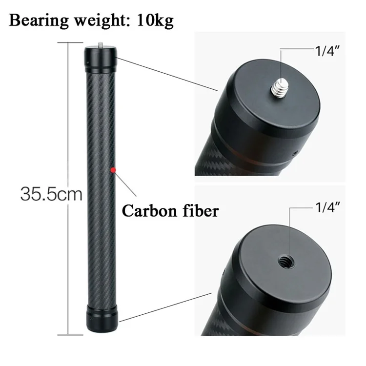 Universal Handheld Gimbal Stabilizer Extension Rod for DJI Ronin S SC/Zhiyun Crane 2 Webill Feiyu Tripod OSMO Mobile 3 Accessory