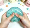 Blue crispy stress ball