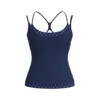 blue tank top