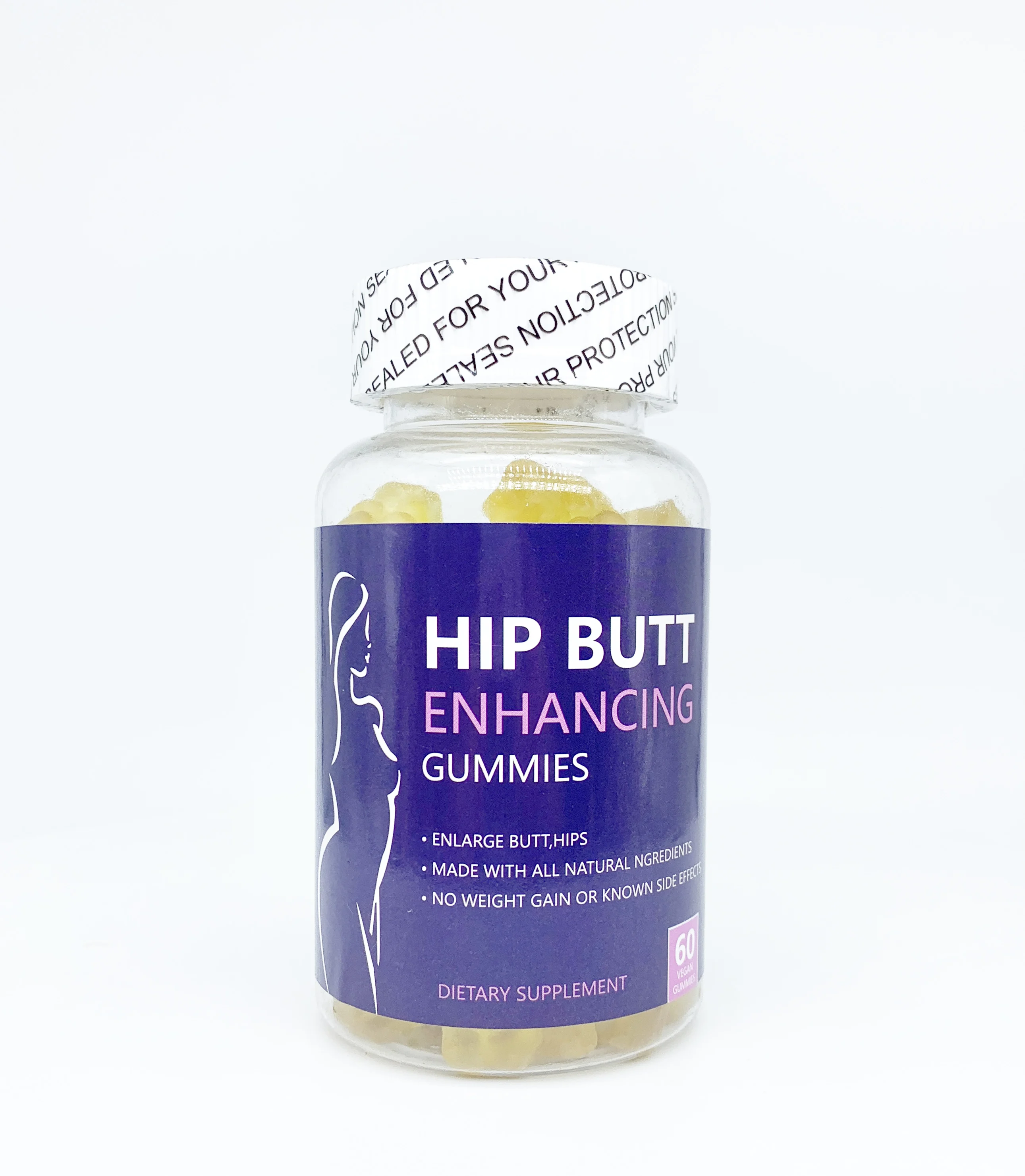 Oem Private Label Butt Booster Booty Gummy Enlargement Hip and Breast Enhancement Gummies