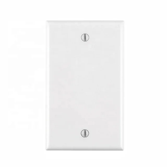 Plastic Wallplates Blank Wall Plates 1-Gang Blank